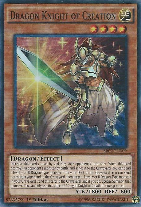 Dragon Knight of Creation [SR02-EN002] Super Rare | Dragon's Lair Comics and Fantasy Houston TX