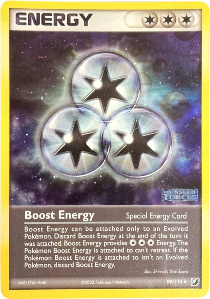 Boost Energy (98/115) (Stamped) [EX: Unseen Forces] | Dragon's Lair Comics and Fantasy Houston TX