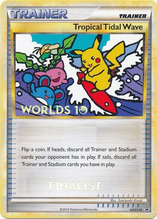 Tropical Tidal Wave (HGSS18) (Finalist) [HeartGold & SoulSilver: Black Star Promos] | Dragon's Lair Comics and Fantasy Houston TX