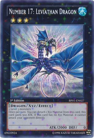 Number 17: Leviathan Dragon [BP01-EN027] Starfoil Rare | Dragon's Lair Comics and Fantasy Houston TX