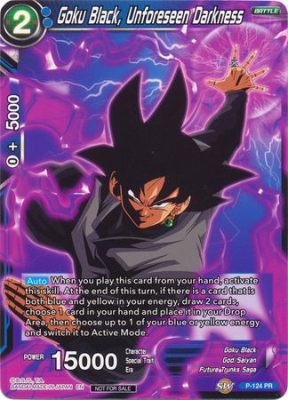 Goku Black, Unforeseen Darkness (P-124) [Promotion Cards] | Dragon's Lair Comics and Fantasy Houston TX