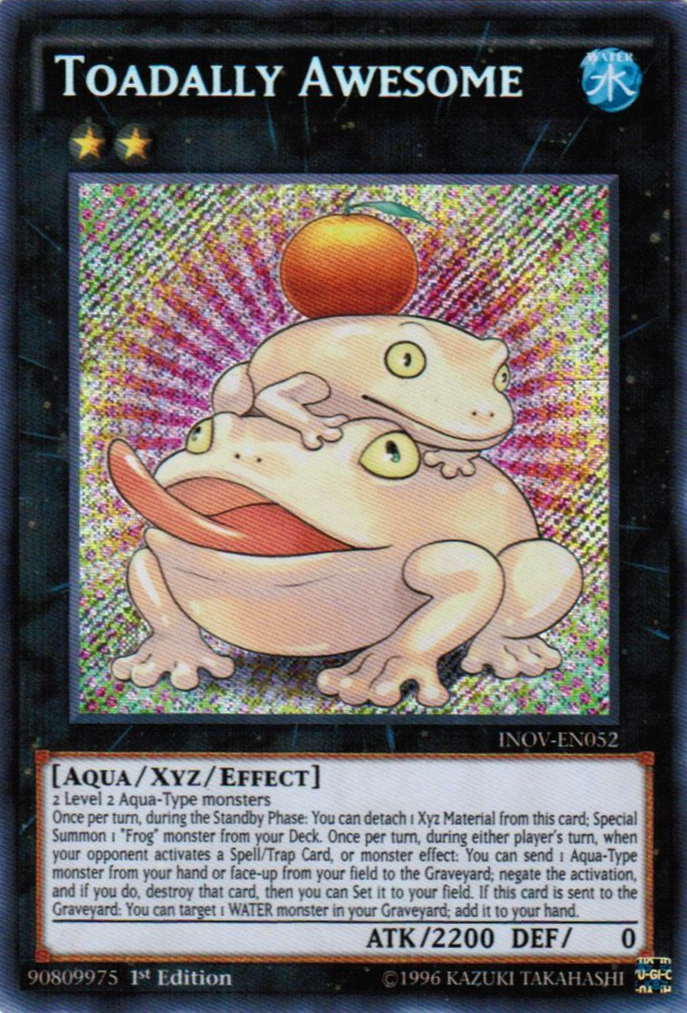 Toadally Awesome [INOV-EN052] Secret Rare | Dragon's Lair Comics and Fantasy Houston TX