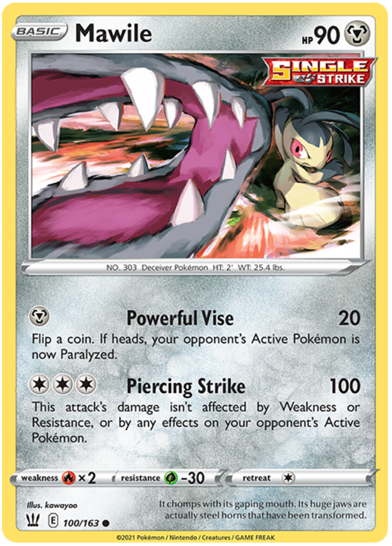 Mawile (100/163) [Sword & Shield: Battle Styles] | Dragon's Lair Comics and Fantasy Houston TX