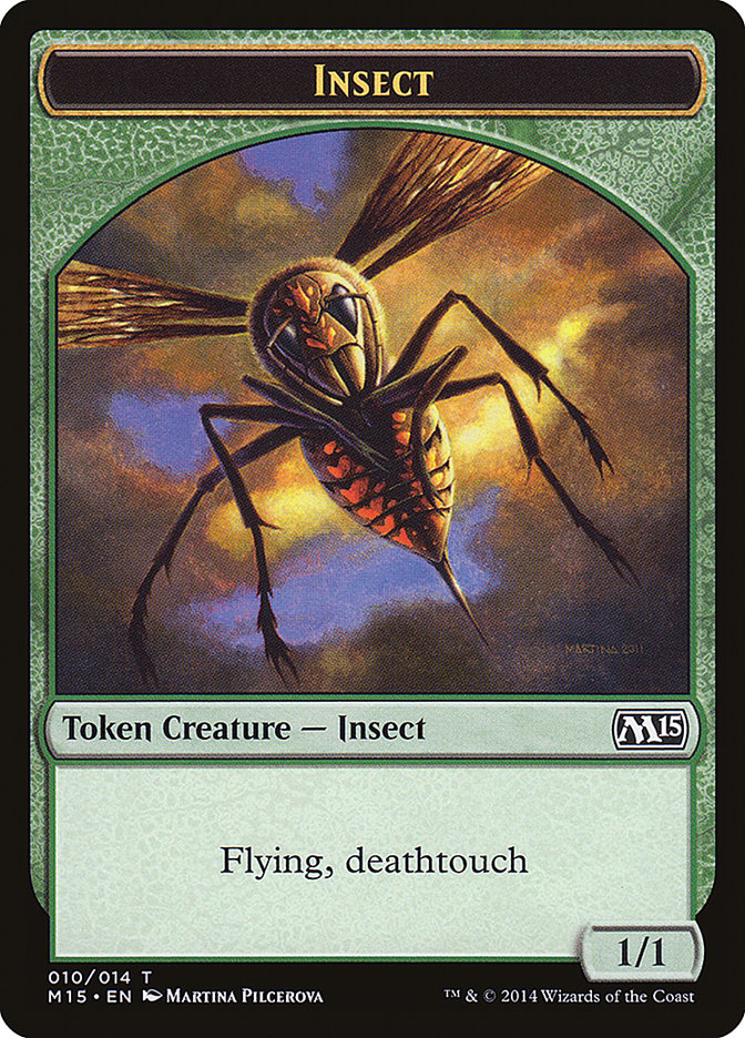 Insect Token [Magic 2015 Tokens] | Dragon's Lair Comics and Fantasy Houston TX