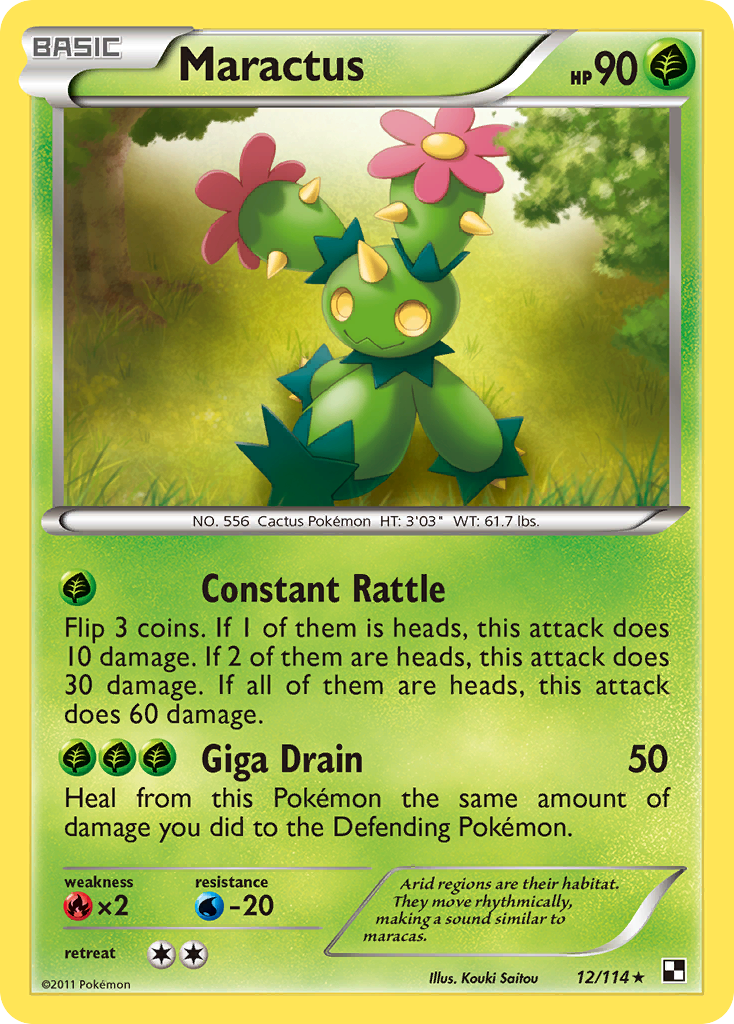 Maractus (12/114) [Black & White: Base Set] | Dragon's Lair Comics and Fantasy Houston TX