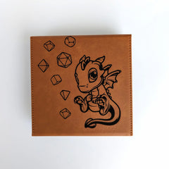 NTSD Gaming Vegan Leather Dice Box, Assorted Styles | Dragon's Lair Comics and Fantasy Houston TX