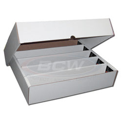 BCW Card Box 5000-Count Capacity Full Lid | Dragon's Lair Comics and Fantasy Houston TX