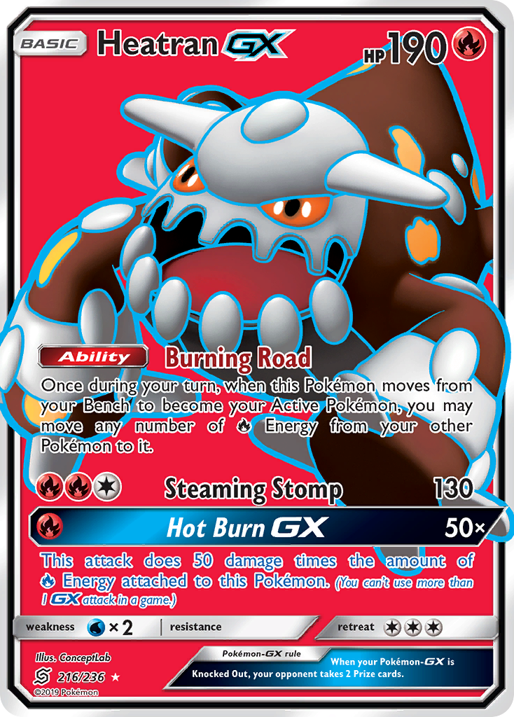 Heatran GX (216/236) [Sun & Moon: Unified Minds] | Dragon's Lair Comics and Fantasy Houston TX