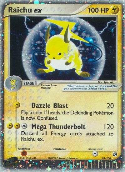 Raichu ex (98/100) [EX: Sandstorm] | Dragon's Lair Comics and Fantasy Houston TX