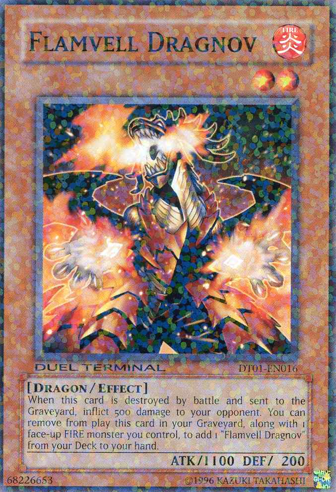 Flamvell Dragnov [DT01-EN016] Super Rare | Dragon's Lair Comics and Fantasy Houston TX