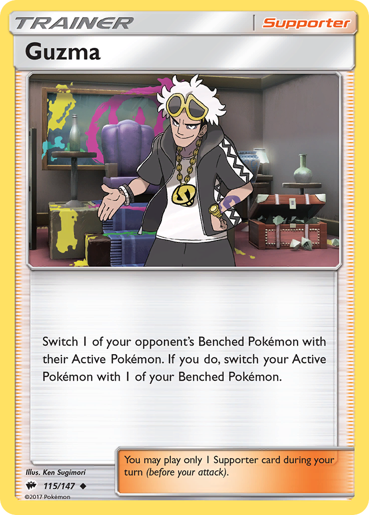 Guzma (115/147) [Sun & Moon: Burning Shadows] | Dragon's Lair Comics and Fantasy Houston TX