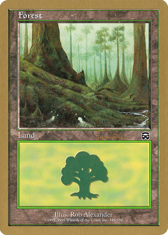 Forest (jt348) (Jan Tomcani) [World Championship Decks 2001] | Dragon's Lair Comics and Fantasy Houston TX