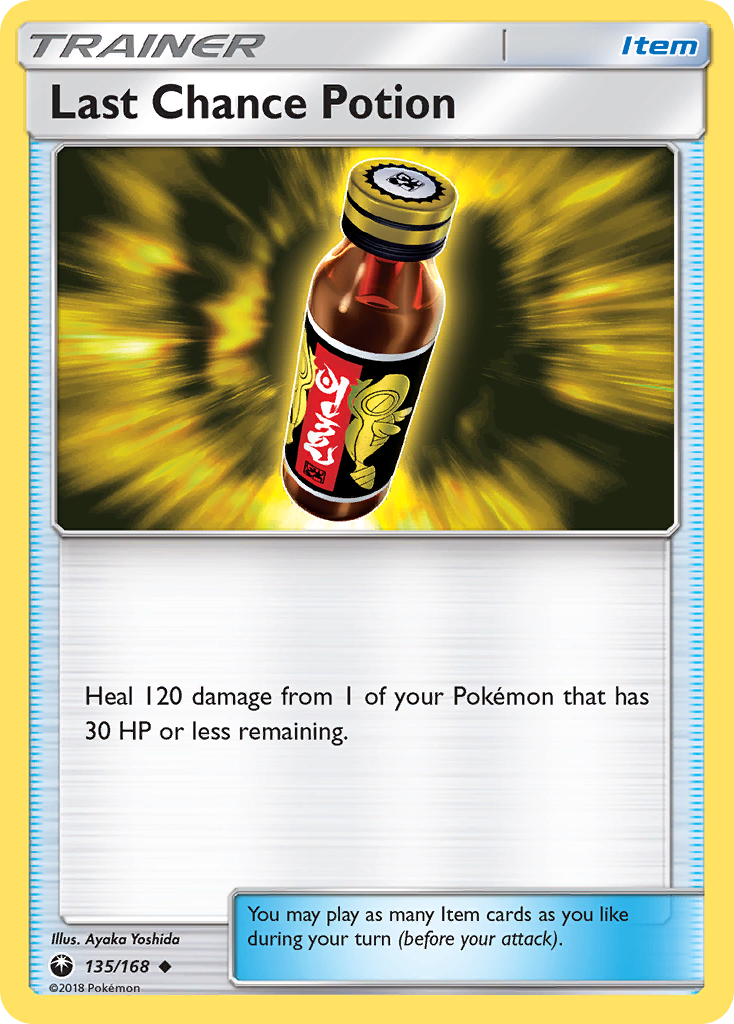 Last Chance Potion (135/168) [Sun & Moon: Celestial Storm] | Dragon's Lair Comics and Fantasy Houston TX