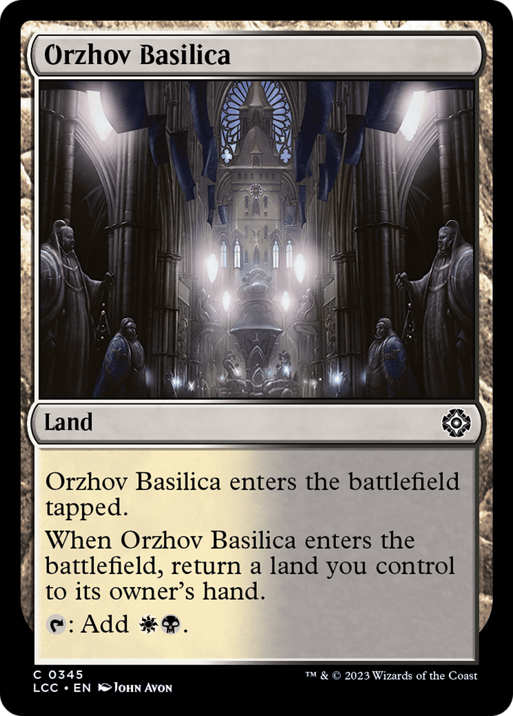 Orzhov Basilica [The Lost Caverns of Ixalan Commander] | Dragon's Lair Comics and Fantasy Houston TX