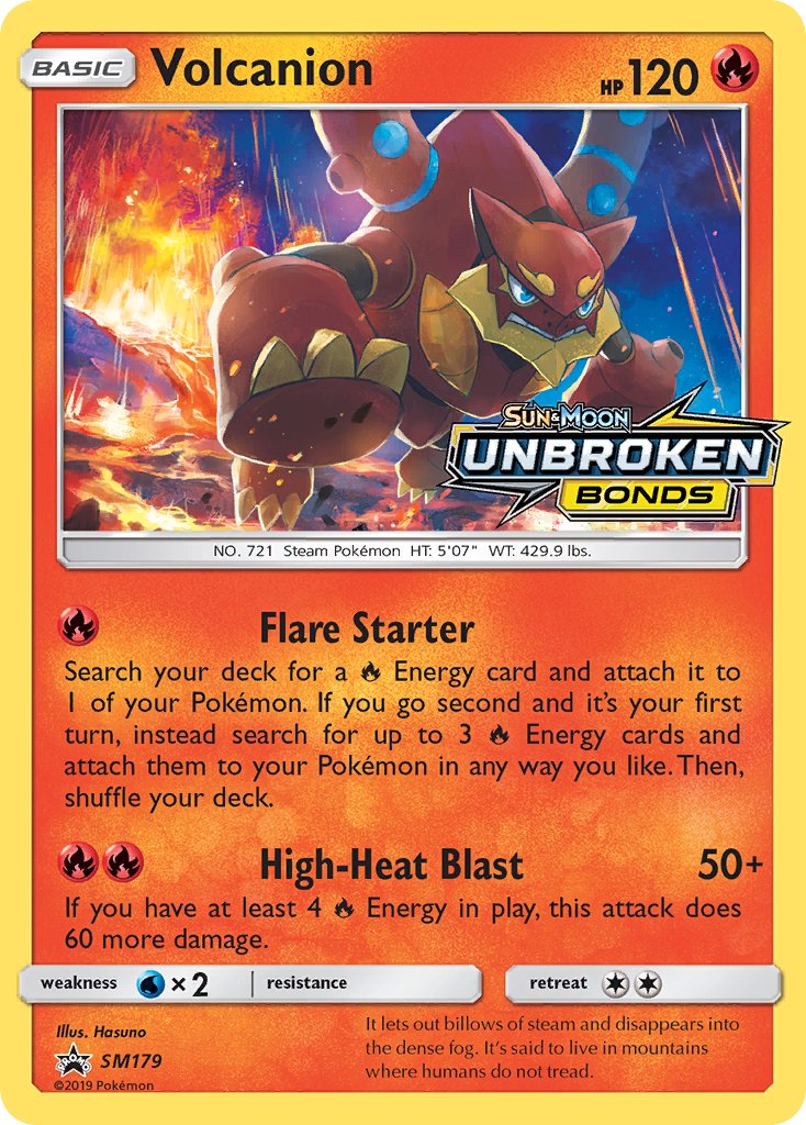 Volcanion (SM179) [Sun & Moon: Black Star Promos] | Dragon's Lair Comics and Fantasy Houston TX