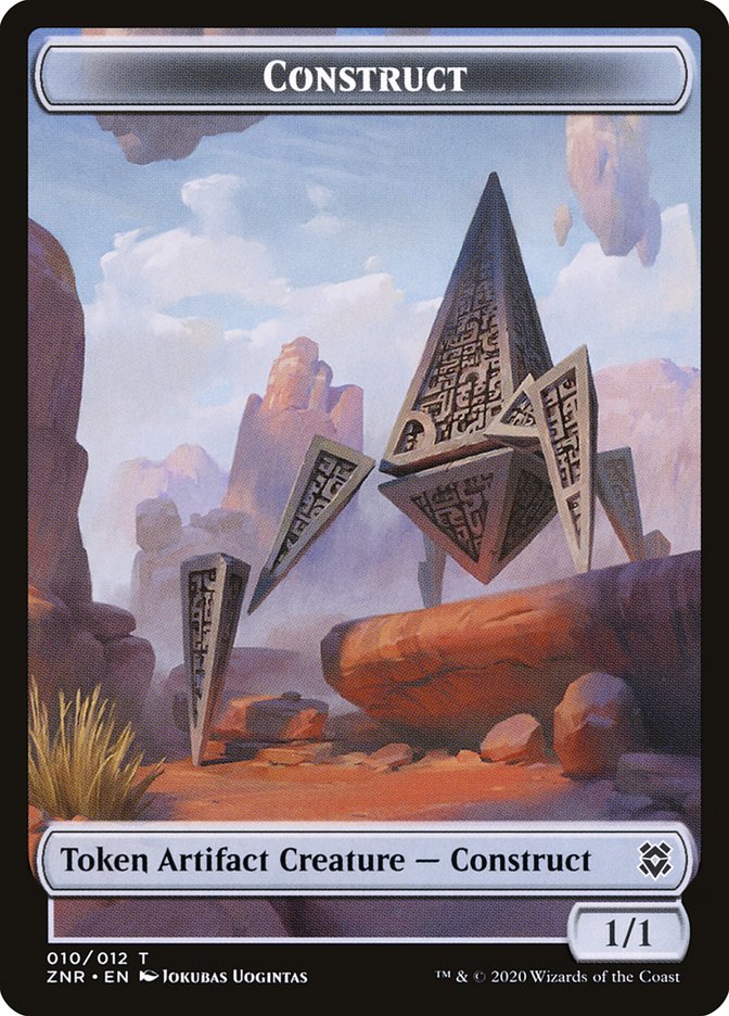 Construct Token [Zendikar Rising Tokens] | Dragon's Lair Comics and Fantasy Houston TX