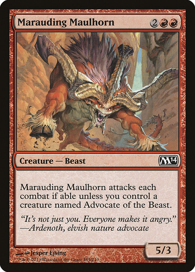 Marauding Maulhorn [Magic 2014] | Dragon's Lair Comics and Fantasy Houston TX