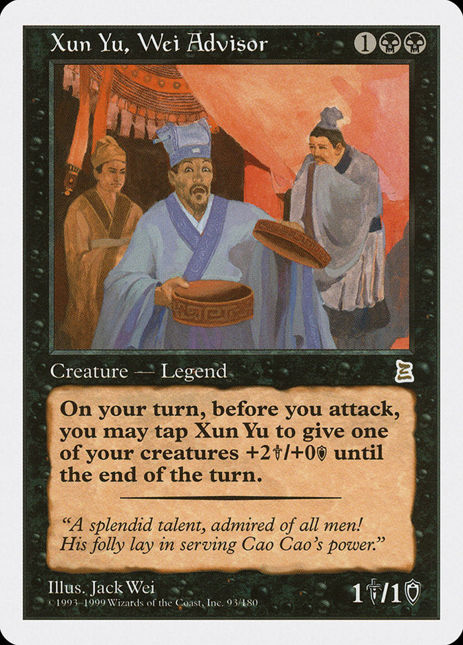 Xun Yu, Wei Advisor [Portal Three Kingdoms] | Dragon's Lair Comics and Fantasy Houston TX