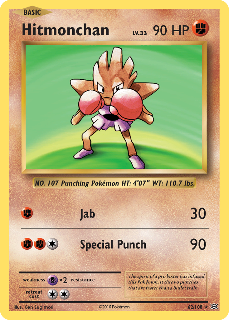 Hitmonchan (62/108) [XY: Evolutions] | Dragon's Lair Comics and Fantasy Houston TX