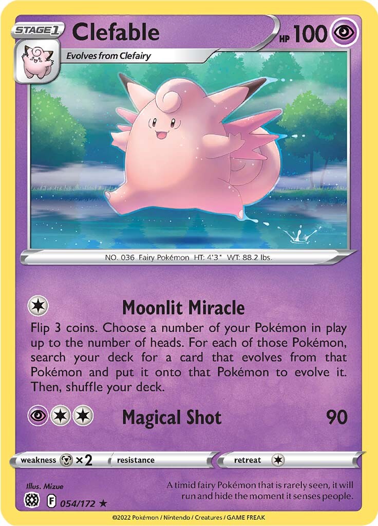 Clefable (054/172) [Sword & Shield: Brilliant Stars] | Dragon's Lair Comics and Fantasy Houston TX