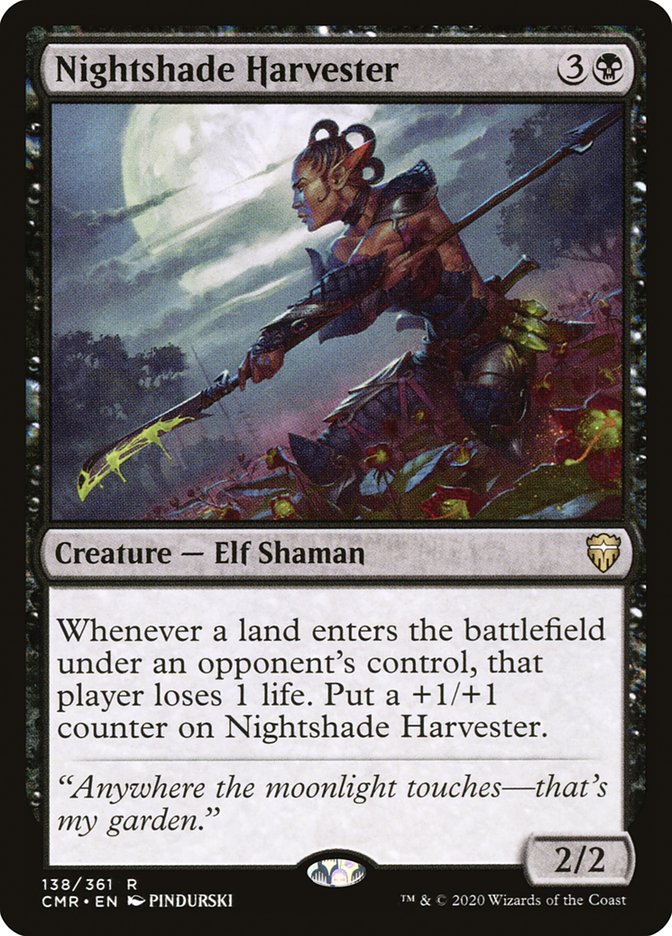 Nightshade Harvester [Commander Legends] | Dragon's Lair Comics and Fantasy Houston TX