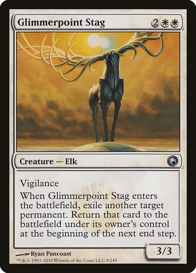 Glimmerpoint Stag [Scars of Mirrodin] | Dragon's Lair Comics and Fantasy Houston TX