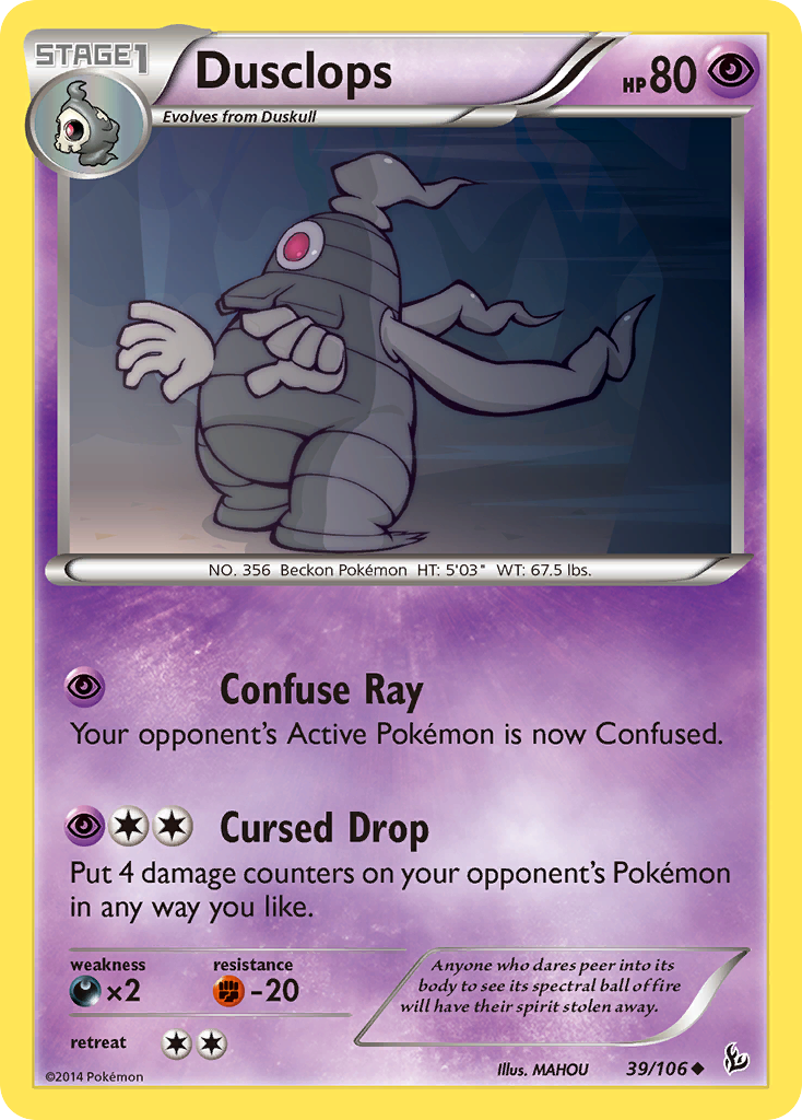 Dusclops (39/106) [XY: Flashfire] | Dragon's Lair Comics and Fantasy Houston TX