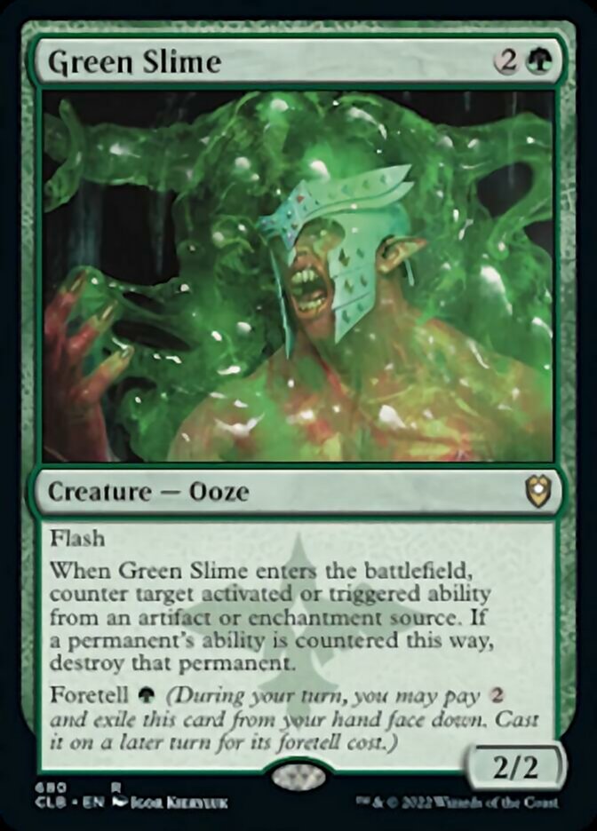 Green Slime [Commander Legends: Battle for Baldur's Gate] | Dragon's Lair Comics and Fantasy Houston TX