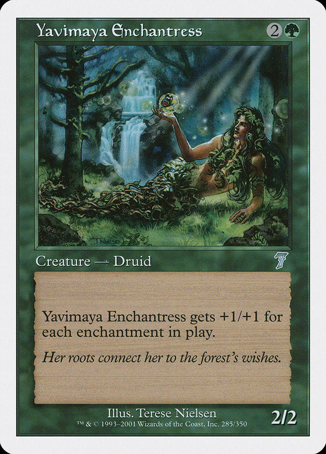 Yavimaya Enchantress [Seventh Edition] | Dragon's Lair Comics and Fantasy Houston TX