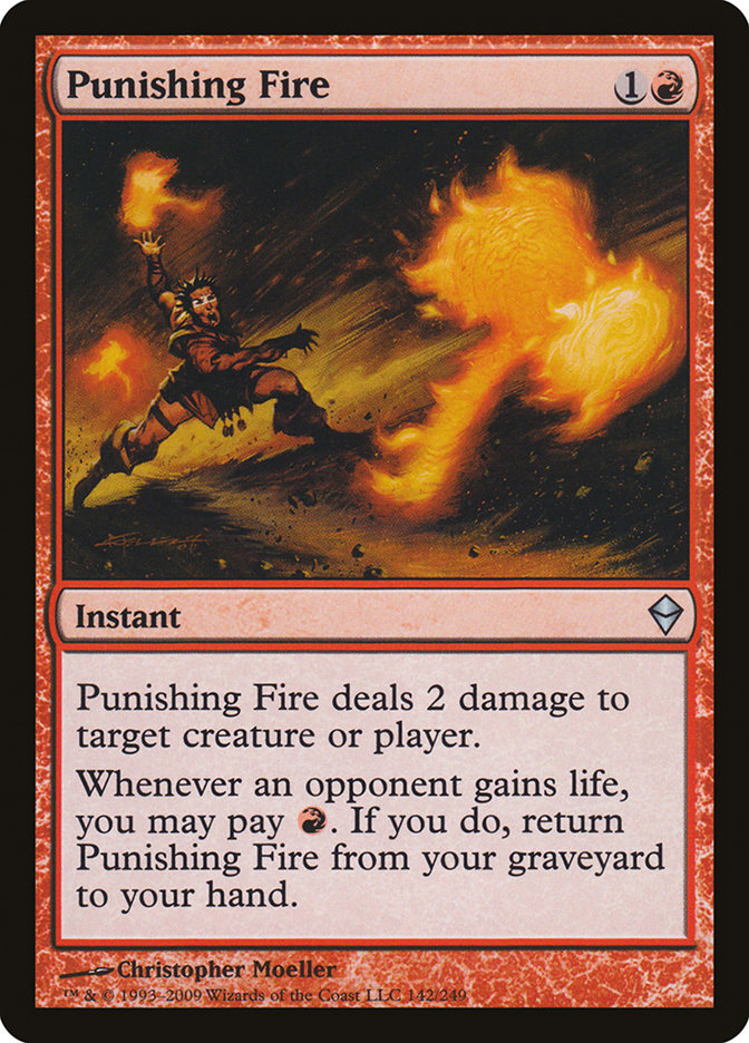 Punishing Fire [Zendikar] | Dragon's Lair Comics and Fantasy Houston TX