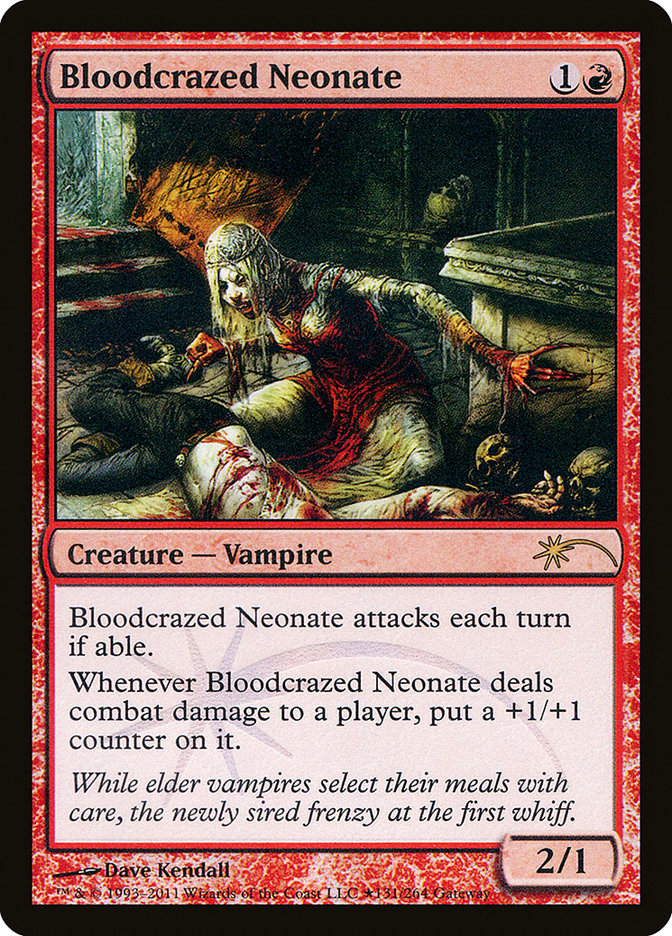 Bloodcrazed Neonate [Wizards Play Network 2011] | Dragon's Lair Comics and Fantasy Houston TX