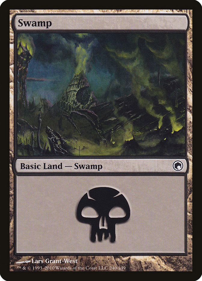 Swamp (240) [Scars of Mirrodin] | Dragon's Lair Comics and Fantasy Houston TX