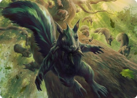 Chatterfang, Squirrel General Art Card (68) [Modern Horizons 2 Art Series] | Dragon's Lair Comics and Fantasy Houston TX