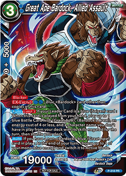 Great Ape Bardock, Allied Assault (P-318) [Tournament Promotion Cards] | Dragon's Lair Comics and Fantasy Houston TX