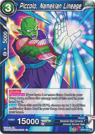 Piccolo, Namekian Lineage (BT9-029) [Universal Onslaught] | Dragon's Lair Comics and Fantasy Houston TX