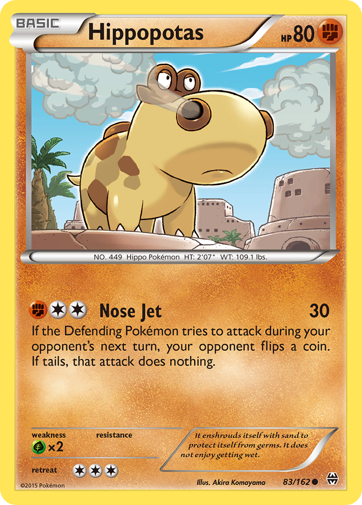 Hippopotas (83/162) [XY: BREAKthrough] | Dragon's Lair Comics and Fantasy Houston TX