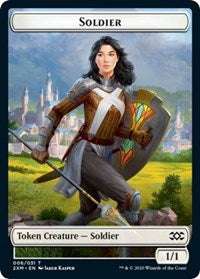 Soldier // Squirrel Double-Sided Token [Double Masters Tokens] | Dragon's Lair Comics and Fantasy Houston TX