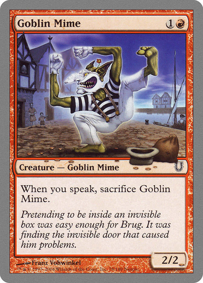 Goblin Mime [Unhinged] | Dragon's Lair Comics and Fantasy Houston TX