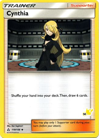 Cynthia (119/156) (Pikachu Stamp #50) [Battle Academy 2020] | Dragon's Lair Comics and Fantasy Houston TX