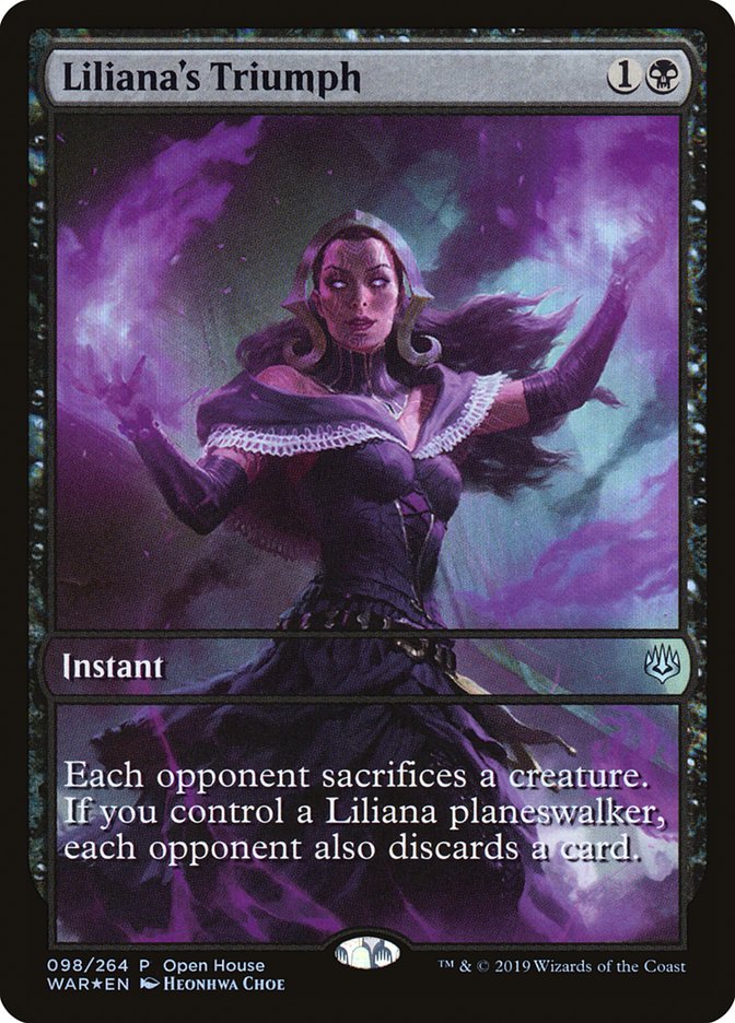 Liliana's Triumph (Open House) [War of the Spark Promos] | Dragon's Lair Comics and Fantasy Houston TX