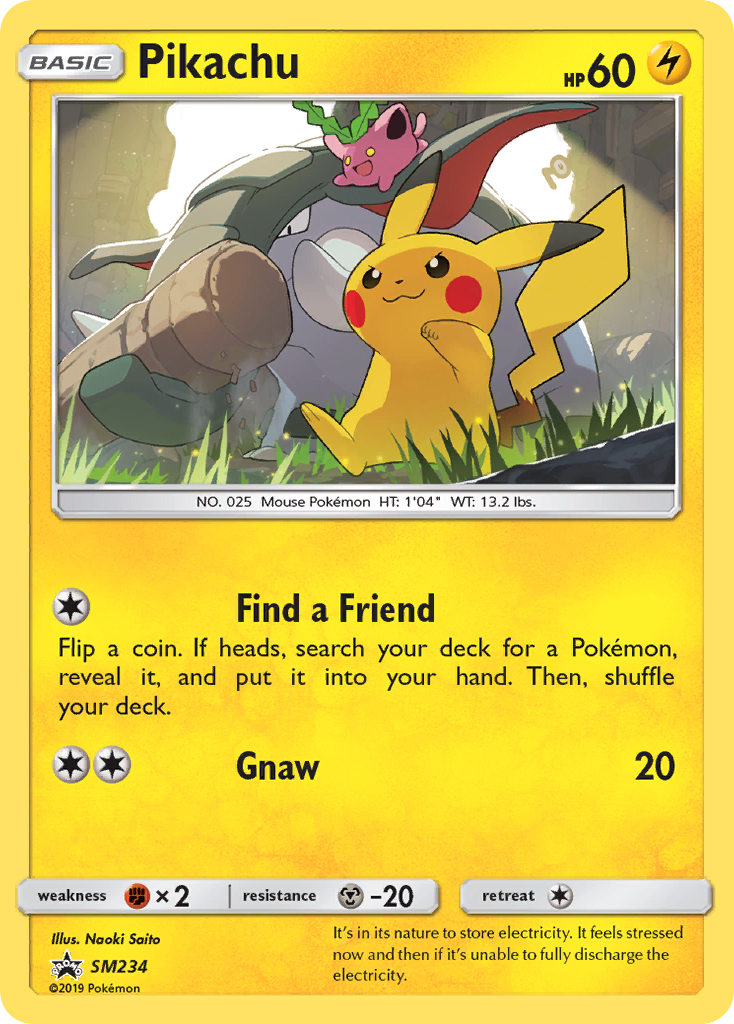 Pikachu (SM234) [Sun & Moon: Black Star Promos] | Dragon's Lair Comics and Fantasy Houston TX