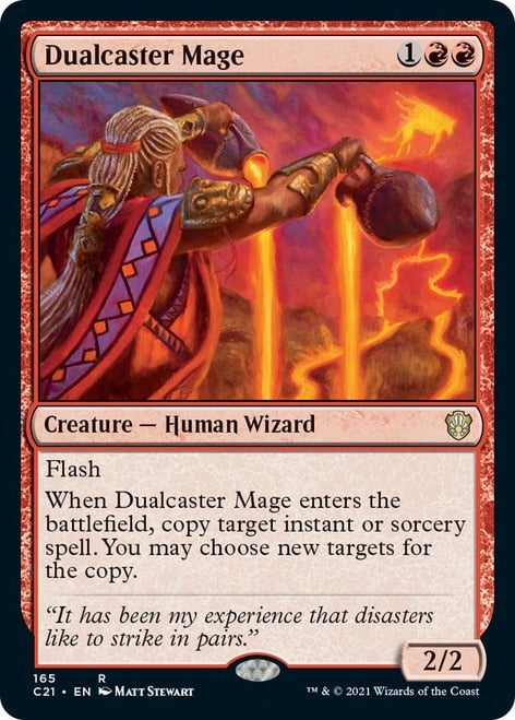 Dualcaster Mage [Commander 2021] | Dragon's Lair Comics and Fantasy Houston TX