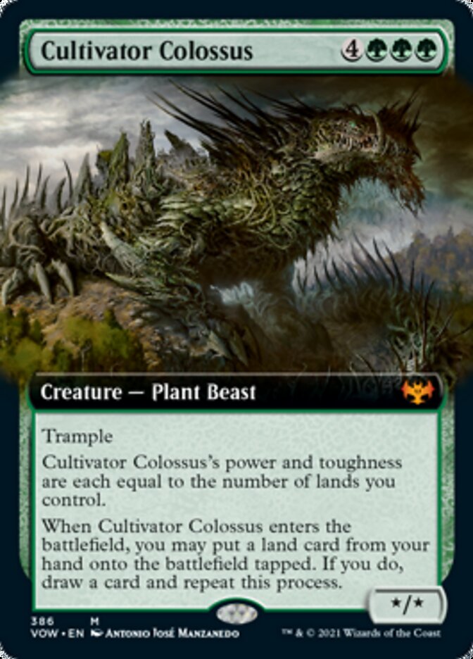 Cultivator Colossus (Extended Art) [Innistrad: Crimson Vow] | Dragon's Lair Comics and Fantasy Houston TX