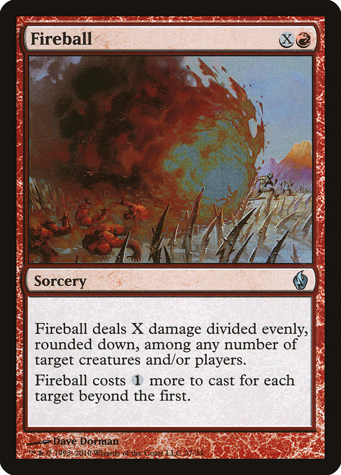 Fireball [Premium Deck Series: Fire and Lightning] | Dragon's Lair Comics and Fantasy Houston TX