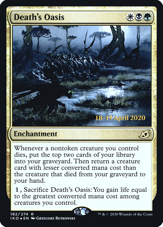 Death's Oasis [Ikoria: Lair of Behemoths Prerelease Promos] | Dragon's Lair Comics and Fantasy Houston TX