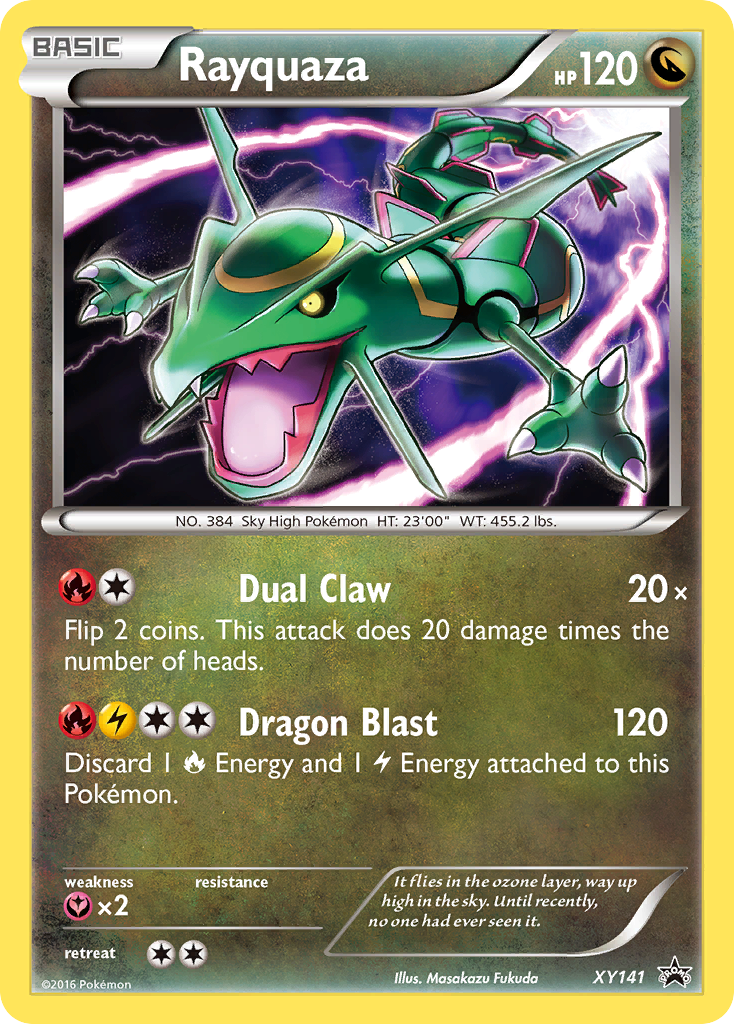 Rayquaza (XY141) [XY: Black Star Promos] | Dragon's Lair Comics and Fantasy Houston TX