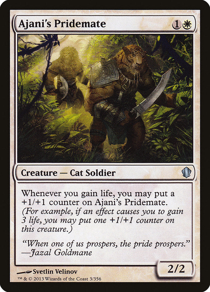 Ajani's Pridemate [Commander 2013] | Dragon's Lair Comics and Fantasy Houston TX