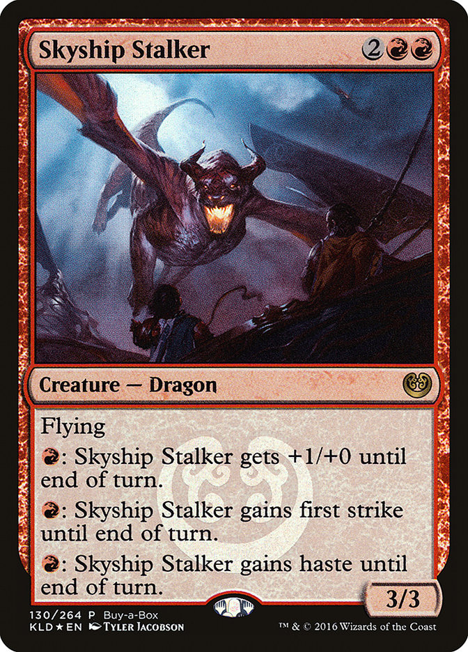 Skyship Stalker (Buy-A-Box) [Kaladesh Promos] | Dragon's Lair Comics and Fantasy Houston TX