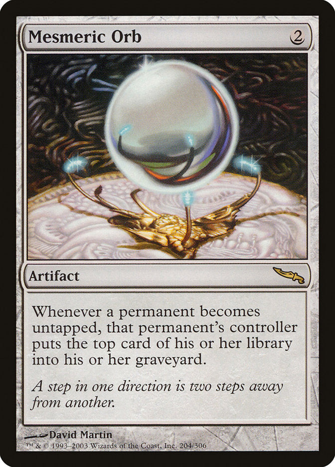 Mesmeric Orb [Mirrodin] | Dragon's Lair Comics and Fantasy Houston TX