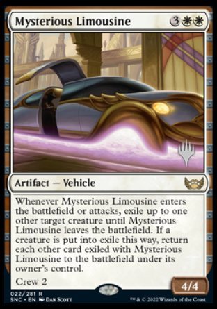 Mysterious Limousine (Promo Pack) [Streets of New Capenna Promos] | Dragon's Lair Comics and Fantasy Houston TX